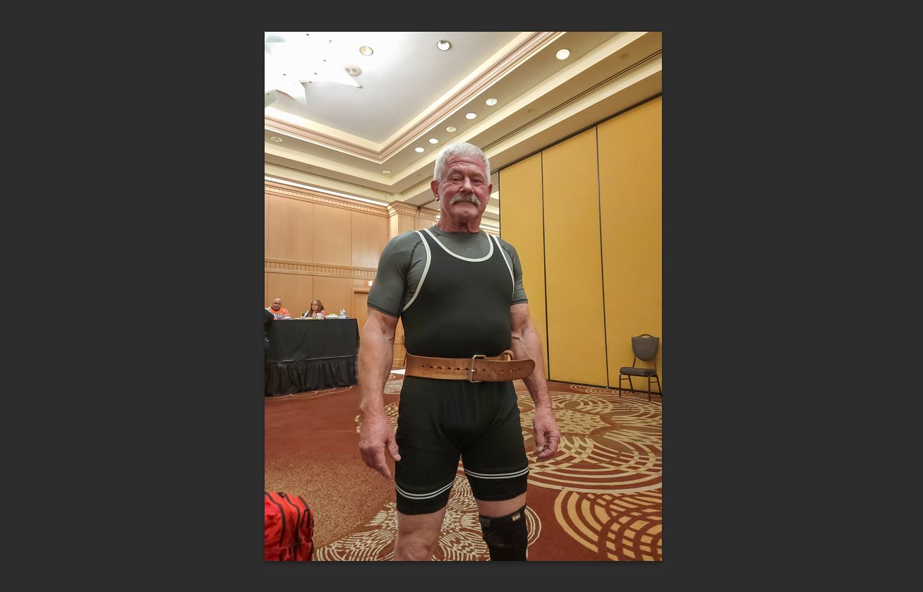 Ninion Beseda is pictured at the World Association of Benchers and Deadlifters World Championships in Phoenix, Arizona.